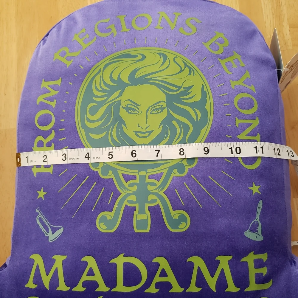 Disney Haunted Mansion Madame Leota Glow in the Dark Pillow NWT